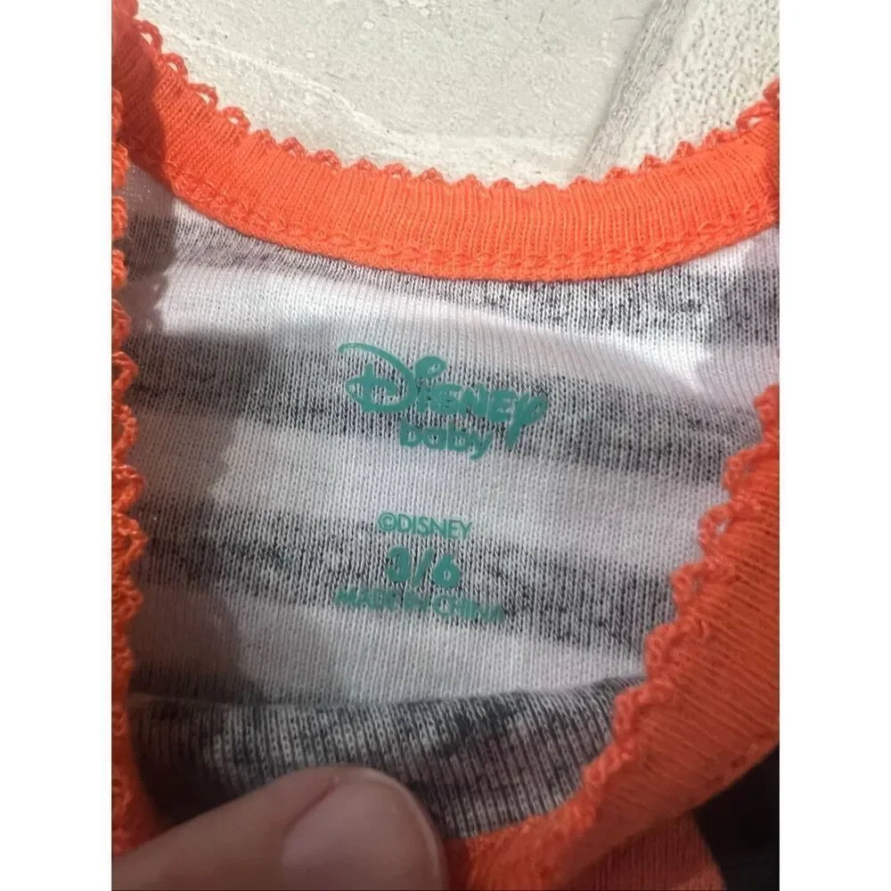 Disney Minnie Mouse Boo Halloween 2pc Jammy Set Girls Size 3-6 Month NEW